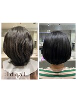 アイディール(:ideal)&nbsp;酸熱トリートメントでまとまるボブに