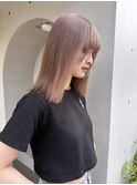 【1ブリーチ】ラベンダーブラウンベージュ