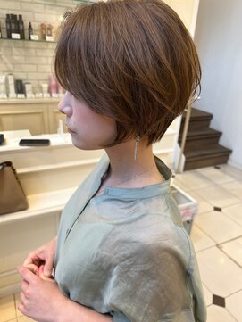 ヴィーヴォ 天六店(VIVO) 【VIVO】春の大人のショートヘア 丸みショートボブ