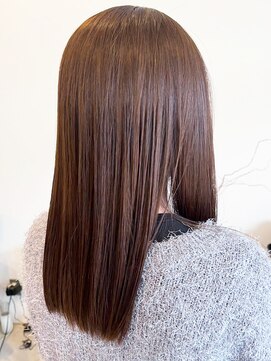 レポヘアー(Repos hair) 20代30代40代大人可愛い髪質改善カラーショコラブラウン透明感