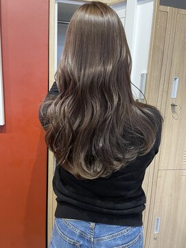 ローレン(LOREN) 透明感髪質改善ベージュダブルカラーミルクティーグレージュ