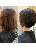 ショートボブ