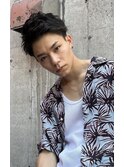 メンズ王道アップバングショート