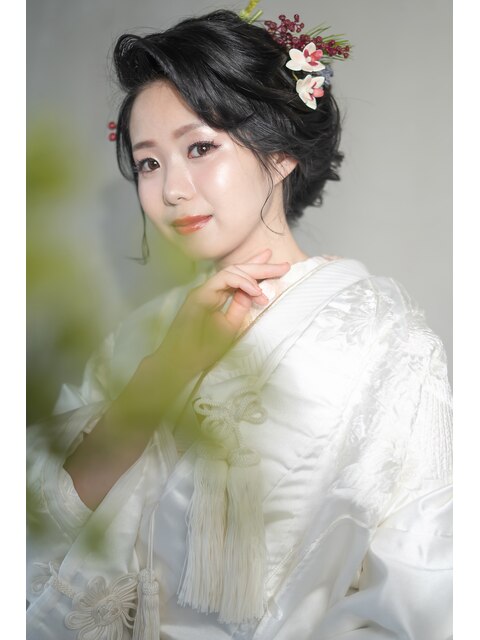 2025年春】hairmakeWILLOW白無垢メイクのヘアスタイル｜BIGLOBE Beauty