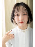 ミストバングフレンチカジュアルハイライトエアリーボブY浦和