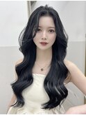艶々ブルーブラック