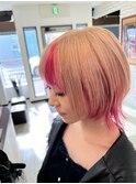 キャラクター風ウルフボブ