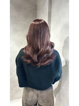 アリュメ 三重鈴鹿店(allum) ブリーチなし！ピンクブラウン