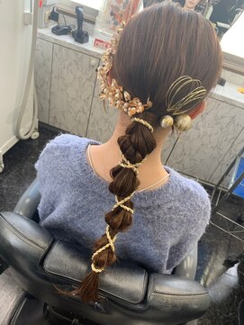 びゃんびゃん 浅水本店 成人式/成人式スタイル/ヘアセット/着物