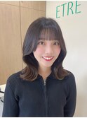 ◇艶髪セミロング/韓国風くびれ巻き◇