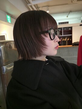 マカロニコースト(macaroni coast) 顔周りレイヤーと外ハネボブ