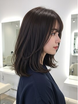 エル 新小岩(elu) 美髪/ワイドバング/レイヤーカット/くすみベージュ/新小岩駅