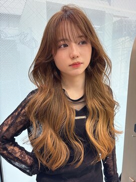 ロンドメリア 天神大名店(Lond Melia) イメチェンヘアスタイル美髪のススメワイドバングブルーブラック