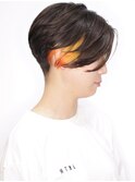 【松戸BULL】揺れるショートボブセクションカラー似合わせカット