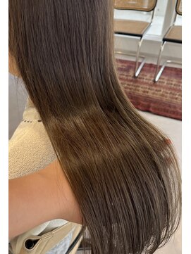 アエル(AELU) ロングヘア/チューニング/オリーブベージュ