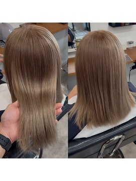 ラックセカンドスペース(LUCK 2nd SPACE) ブロンドベージュ/ツヤ髪カラー/ホワイトベージュ/ケアブリーチ