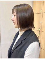 モリオ フロム ロンドン 成増店&nbsp;【morio成増/宇佐美】可愛さアップ！切りっぱなしボブ