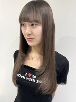 ラミエバイメルト 下北沢(lamie by melt)&nbsp;花田ブリーチレイヤーオリーブグレージュラベンダー韓国下北沢