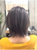 ツヤカラー×ミントアッシュ