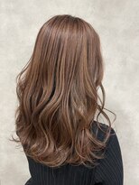 ルノン フィージュ(LUNON fieju)&nbsp;黒髪クラゲヘアーオリーブグレー小顔ココアベージュ