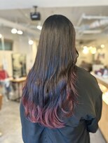 シアン 橋本店(Shian)&nbsp;ウェーブカール×グラデーションなでしこカラー