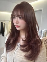 ラヴィ(Lavie)&nbsp;韓国ヘアーハッシュカットレイヤーカットハイライトカラー