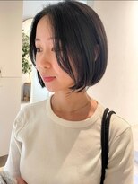 ロマリア 青山 南青山(Lomalia) Lomalia青山/暗めカラーナチュラルボブ縮毛矯正ケアカラー