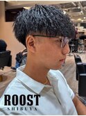 MEN’S HAIR/波巻ツイストスパイラル/フェザーパーマ/眉毛/渋谷