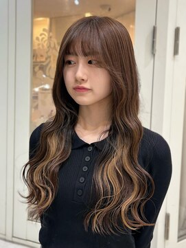 似合わせ透明感カラー×インナーカラー