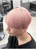 ピンクベージュマッシュ