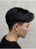 メンズセンターパートニュアンスパーマフェザーパーマ