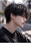 MEN’S HAIR/波巻きツイストスパイラル/リバースセンター