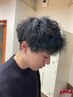 【トレンドパーマ】カット+ツイストスパイラルパーマ　池袋/池袋駅/メンズ