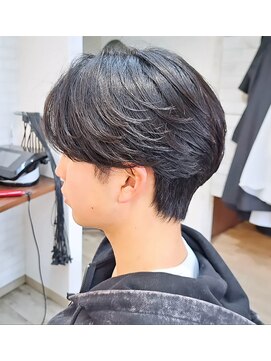 ヘアーサロン カヴィエ(hair salon covie) センターパート　コンマヘア