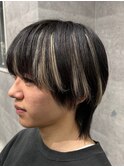 メンズエクステ　エクステ　ハイライトエクステ