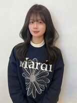 アクシス 栄店(`AXIS)&nbsp;森崎ミルクティーブロンド/ダークブルー/デジタルパーマ/栄