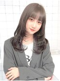 olive color × layercut/艶髪/大人可愛い/ロング/学割/髪質改善