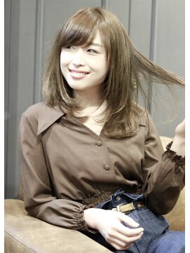 ソファ (sofa) ～ sofa ～　透明感ベージュ×セミロング