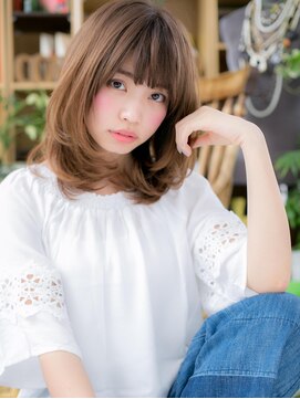 カバーヘア イヴ 戸頭店(COVER HAIR EVE) *+EVE戸頭+*…重めスタイルの進化形!前下がりツヤミディc