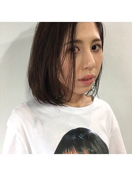 クラン(clan) clanヴェールウェールボブ×ダークブルージュ