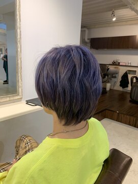 シアン(CYAN) パープルアッシュカラー