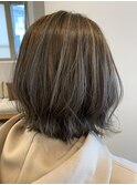 ハイライト×グレージュ