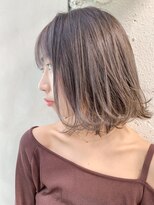 【ALLY 濱田】くびれボブ × ベージュカラー 20代/30代/40代