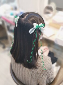 ヘアセットサロン ミント(Hair set salon MINT) ハーフツインテール