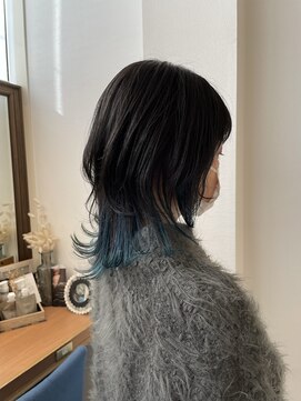 ロンドアベニール 北千住(Lond avenir) ウルフ×裾カラーブルー
