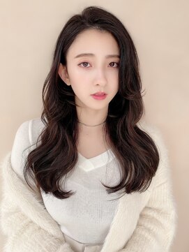 ロンド フィーユ(Lond fille) Chika 大人可愛いワンホンくびれヘア×ブルベダークカラー