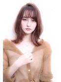 【ナチュラル外ハネミディ】【細岡】