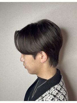 スキル(SKILL) センターパートウルフ/メンズ縮毛矯正