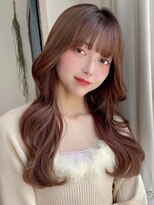 フォルテ 島田店 モテ髪ヘアカタログ、艶ウェーブヘア、ペールベージュ、髪質改善