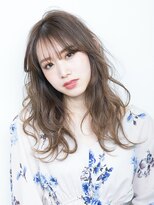 ビオラバイフーガ 綱島(Viola by FUGA)&nbsp;シースルーバング☆ラフウェービーロングヘア20代30代40代50代